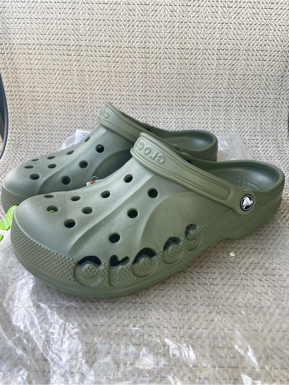 Crocs Unisex Adults Lightweight Baya Clogs Army Green Size 9M/11W